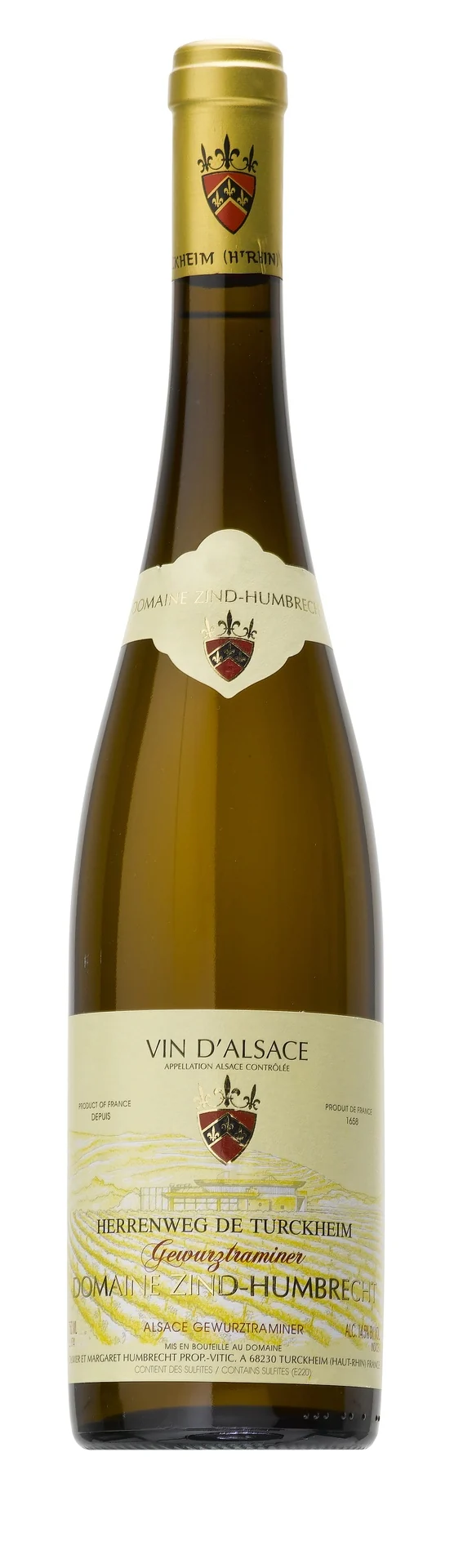 Gewurztraminer "Herrenweg de Turckheim Vieilles Vignes" - 2008 - Domaine Zind-Humbrecht