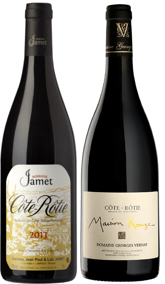 Caisse Panaché Côte-Rôtie 2017 - Domaine Jamet / Côte-Rôtie Maison Rouge 2017 - Domaine Georges Vernay - 2017 - Domaine Jamet