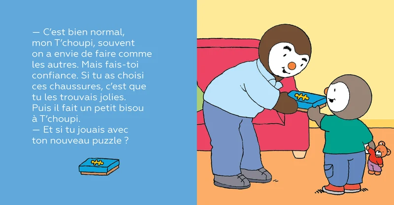 T'choupi a de plus en plus confiance