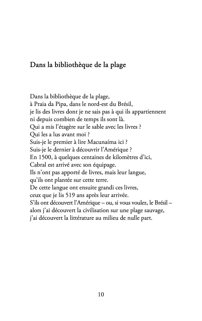 Il y a des paysages à l'intérieur