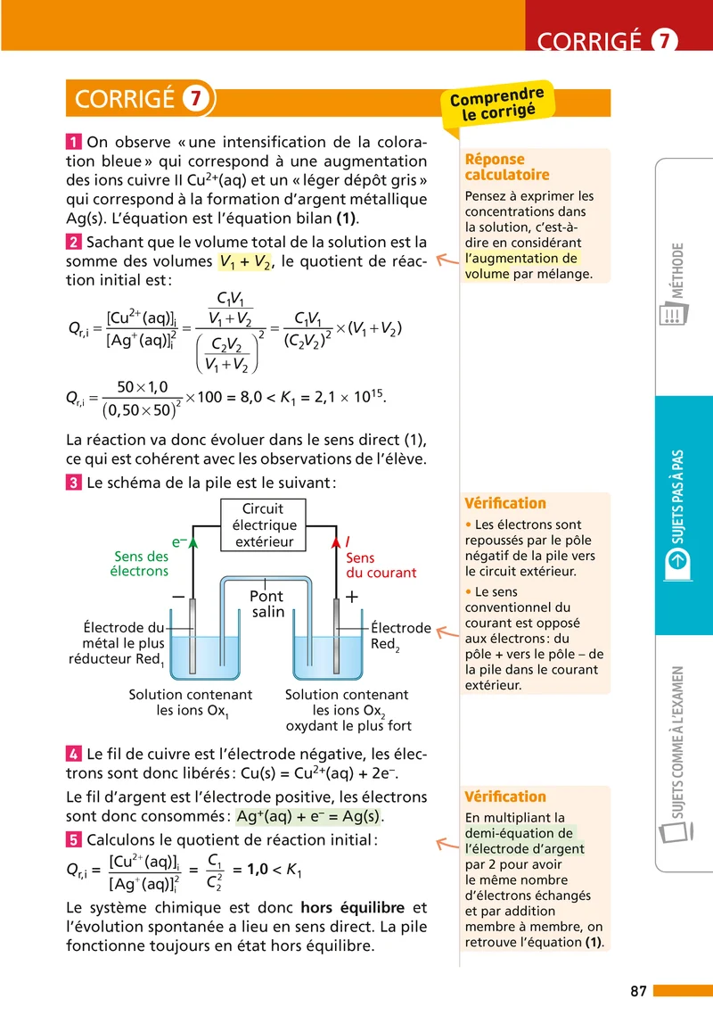 Annales Bac Physique Chimie Term. 2027 - Corrigé