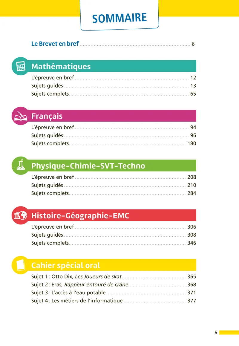 Maxi Annales Brevet 2027 - Corrigé