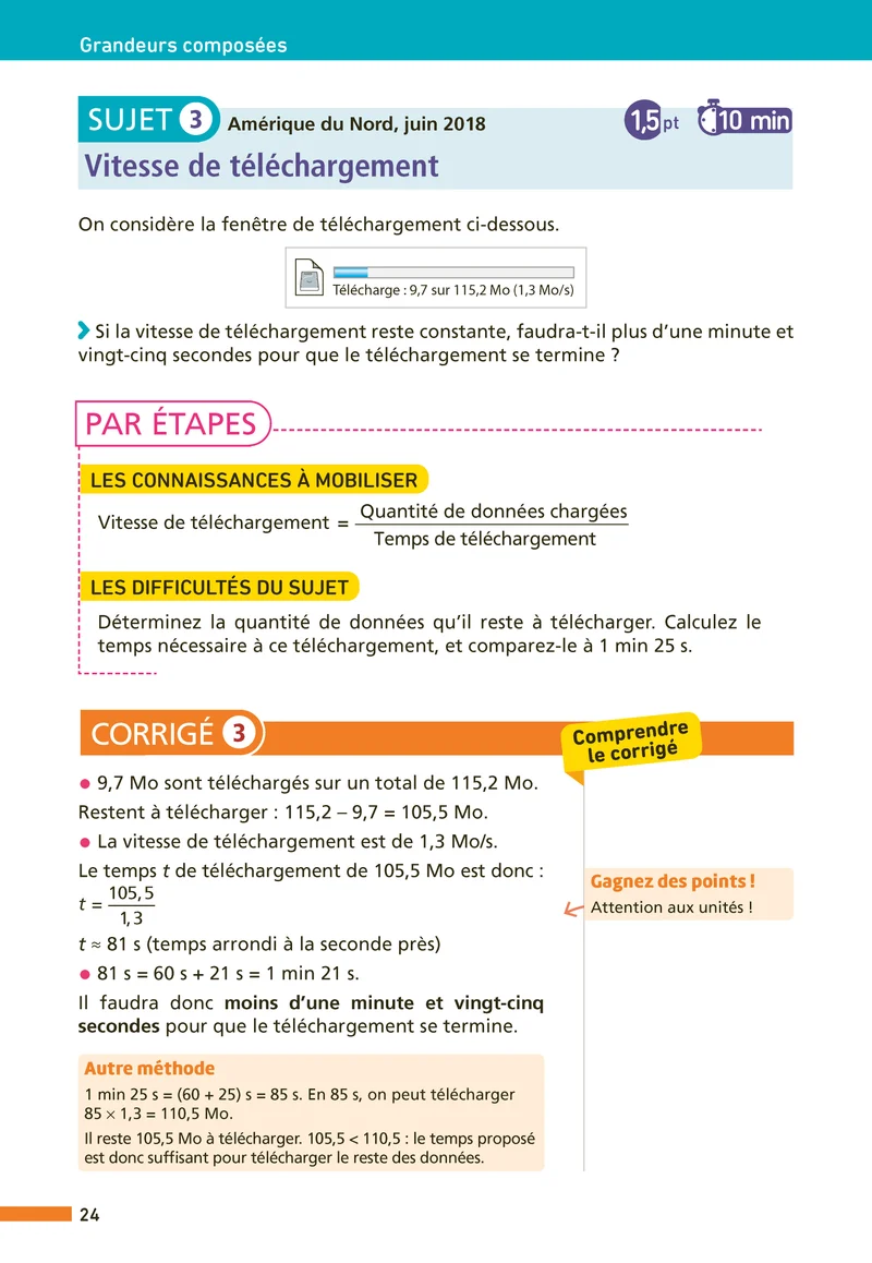 Maxi Annales Brevet 2027 - Corrigé