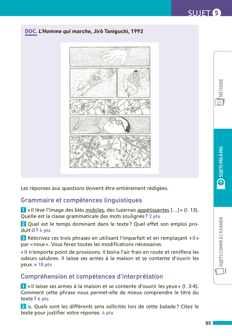 Annales Brevet Français 2027 - Corrigé