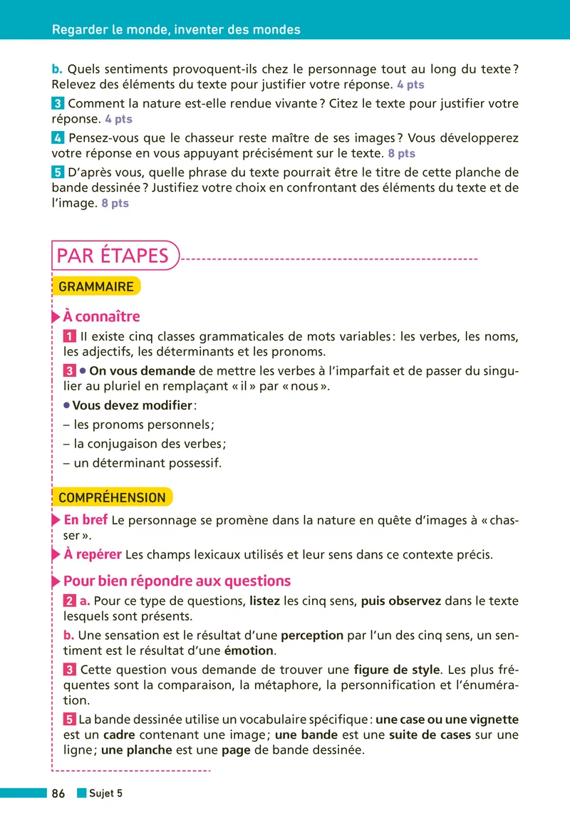 Annales Brevet Français 2027 - Corrigé
