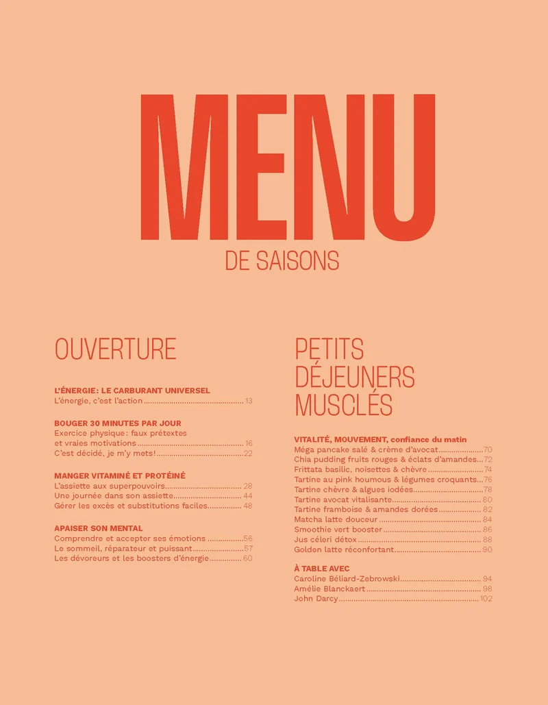 Superpouvoirs, recettes d'inspiration et d'énergie