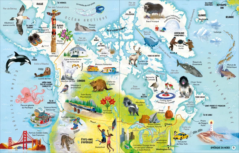Atlas du monde illustré - Dès 4 ans