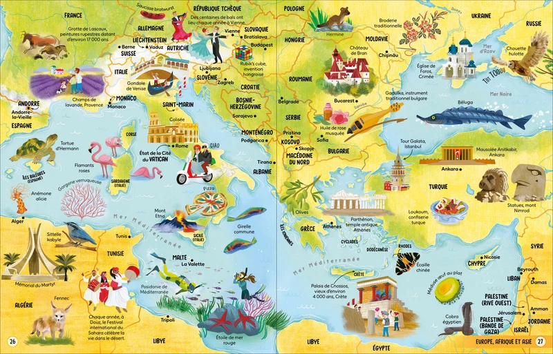 Atlas du monde illustré - Dès 4 ans