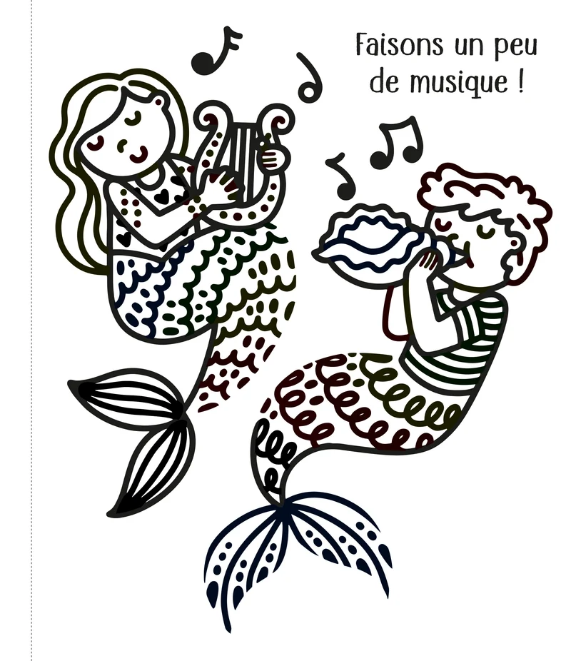 Les sirènes - Ma première peinture magique - Dès 3 ans
